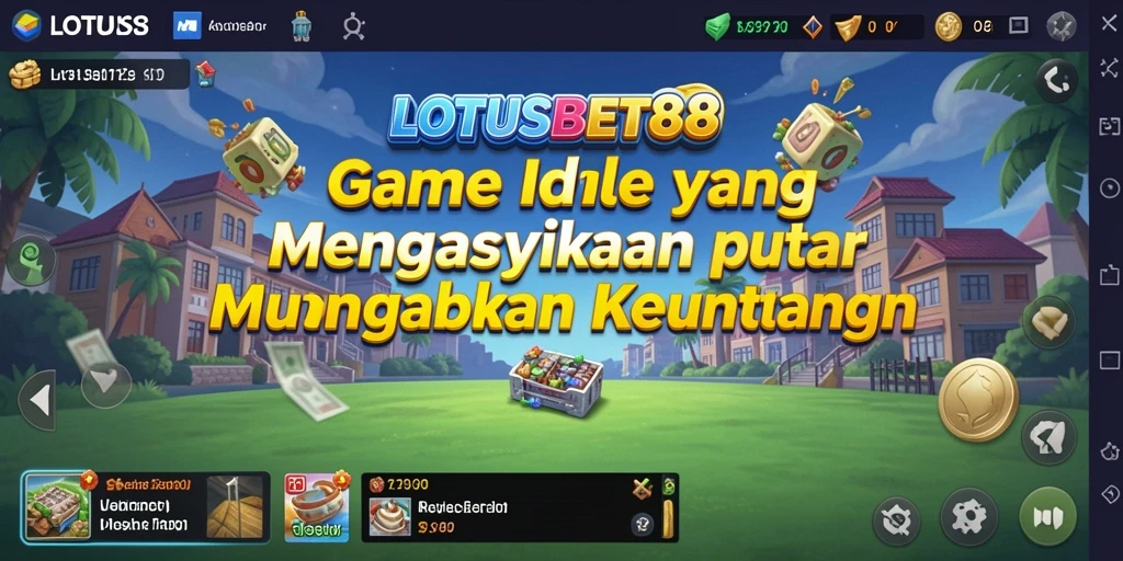 Tampilan utama gameplay LOTUSBET88 yang seru dan santai.