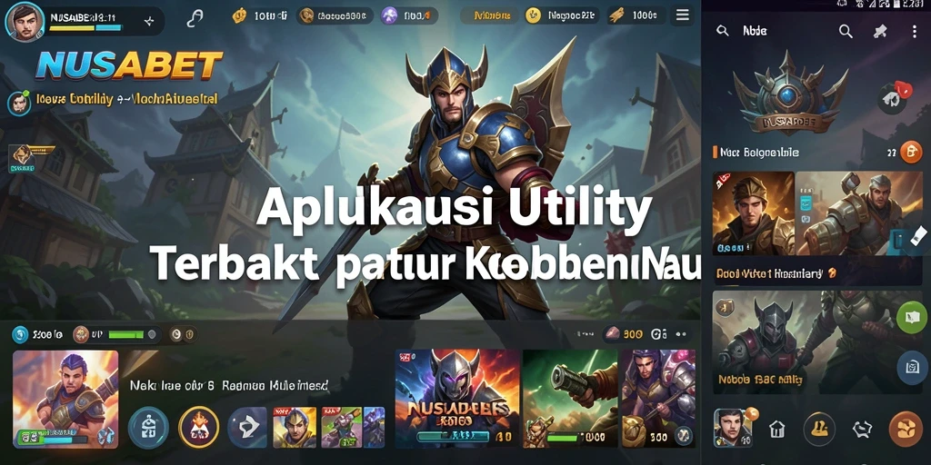 Tampilan antarmuka aplikasi NUSABET yang intuitif dan sederhana.