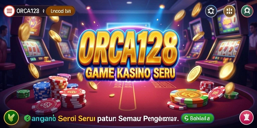 Gameplay seru di ORCA128 dengan pilihan permainan Kasino yang beragam.