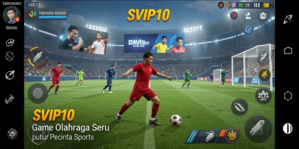 Tampilan gameplay SVIP10 yang menarik dalam pertandingan olahraga.