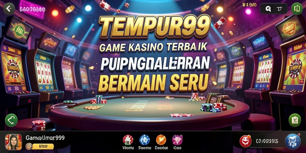 Tangkapan layar TEMPUR99 menampilkan aksi seru permainan Kasino yang menarik.